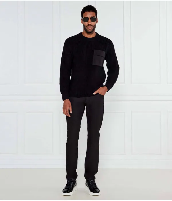 Базовые джинсы j06 Slim fit Emporio Armani, черный — фото 2