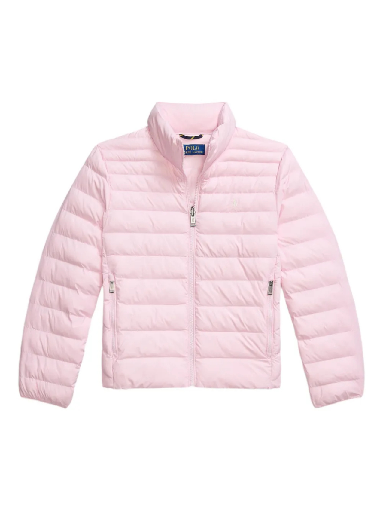 POLO RALPH LAUREN KIDS стеганая куртка-бомбер, розовый