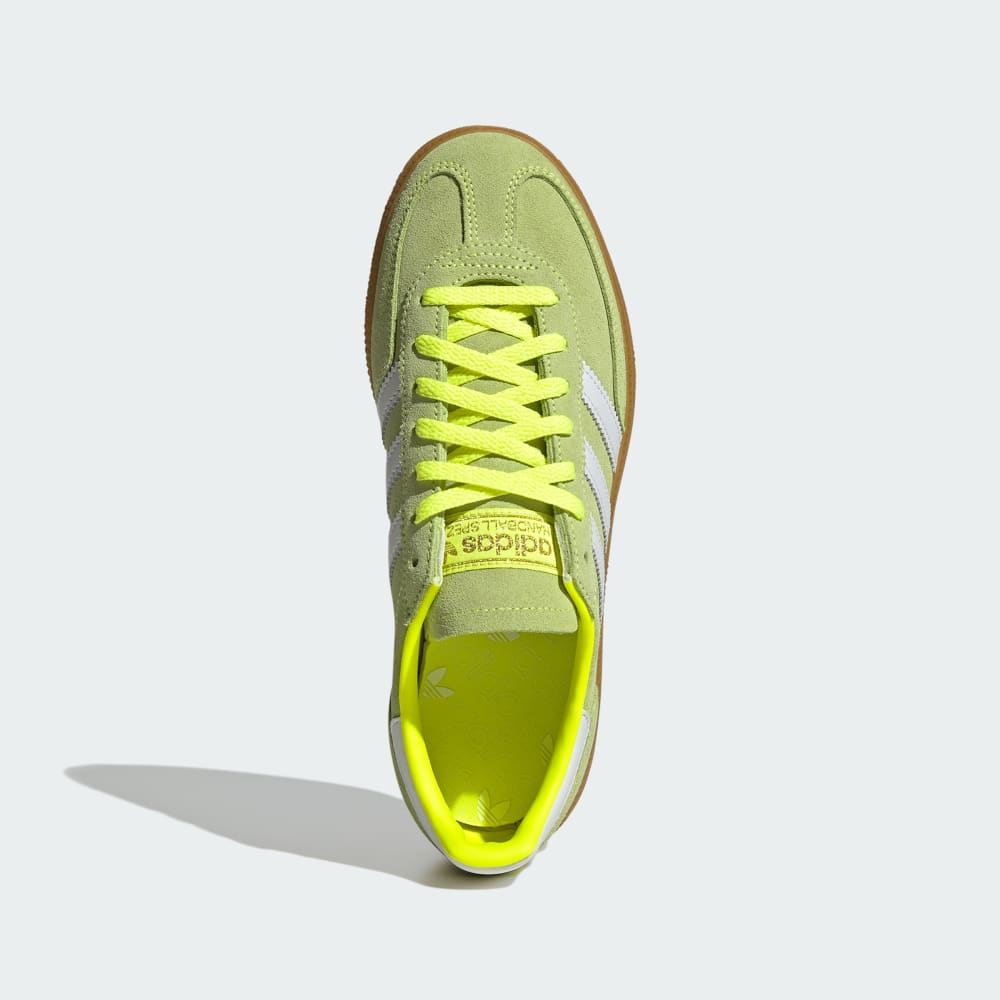 Кроссовки Adidas Handball Spezial Shoes, цвет Solar Yellow/Cloud White/Gold Metallic — фото 2