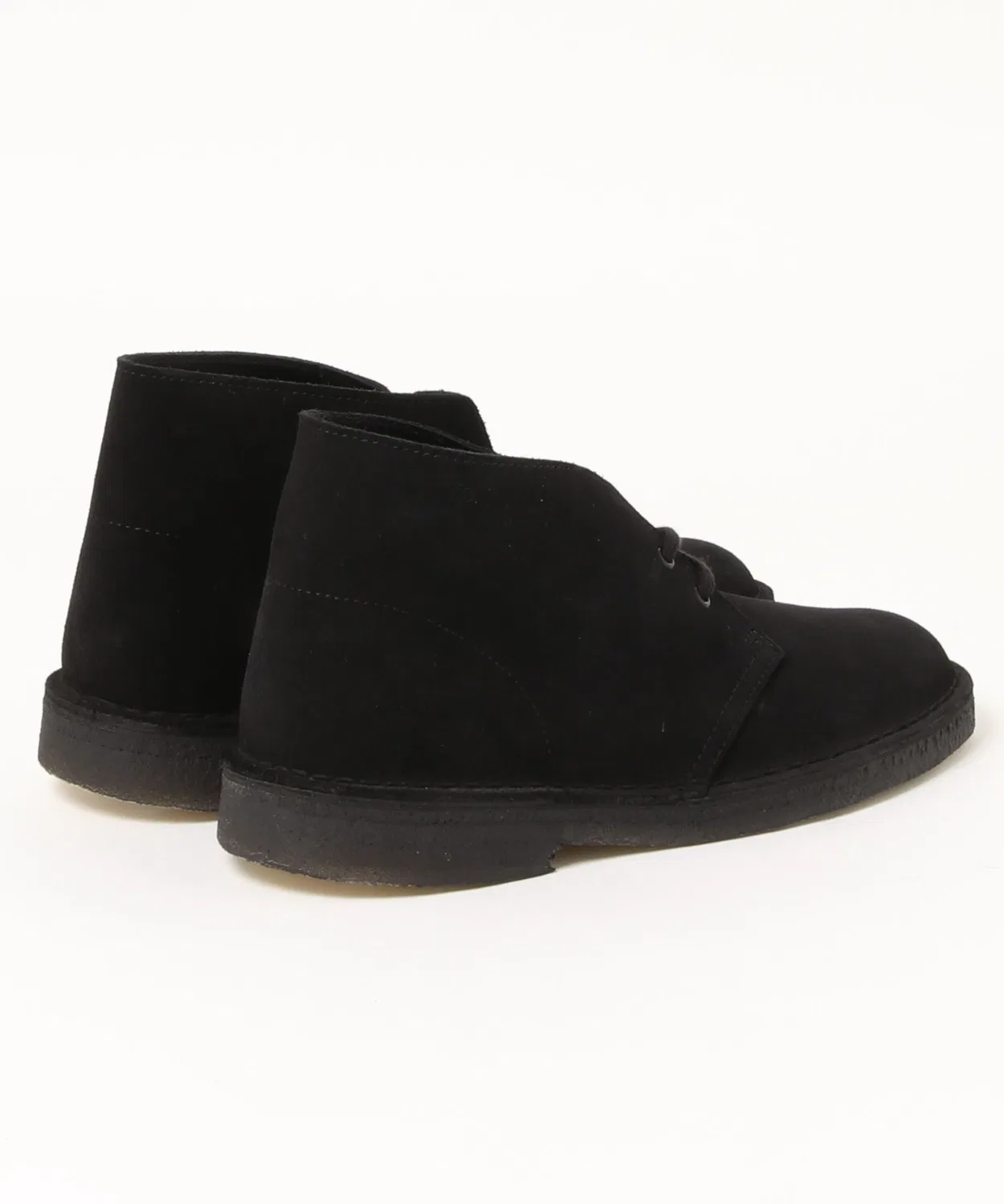 Ботинки десертные Clarks Desert Boot C/O кожаные чёрные — фото 2