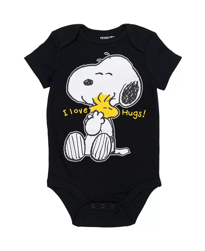 Комплект из 5 боди для мальчиков Snoopy Charlie Brown, разноцветные, для младенцев Peanuts, мультиколор — фото 2