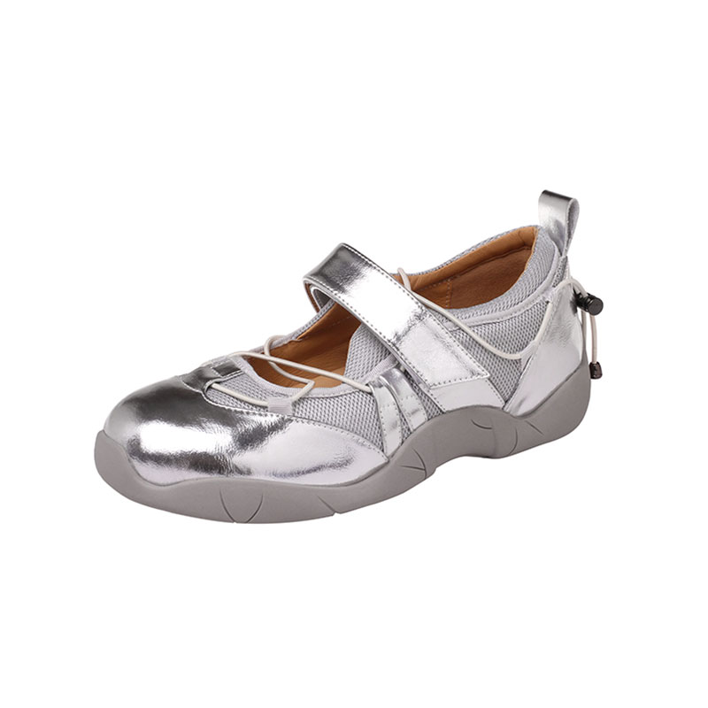 Повседневные однобортные туфли женские Echo&yolo, Silver
