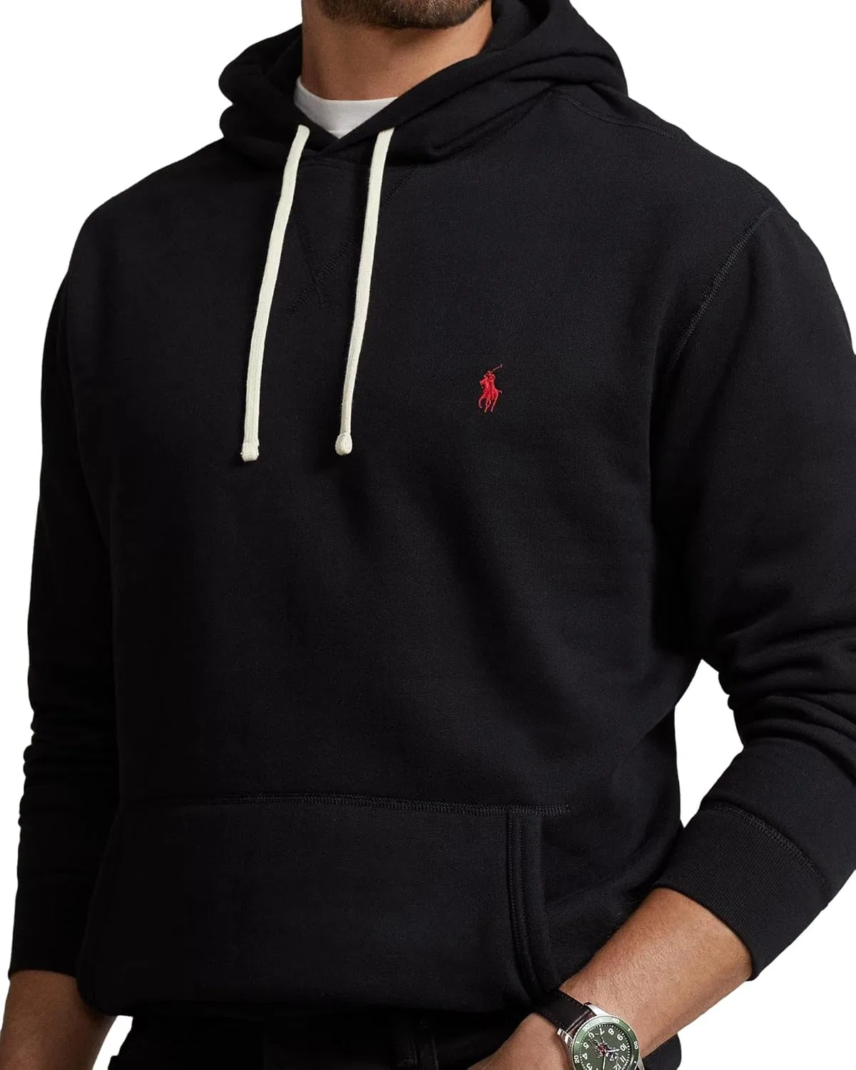Мужская флисовая толстовка POLO RALPH LAUREN The RL, Polo Black — фото 4