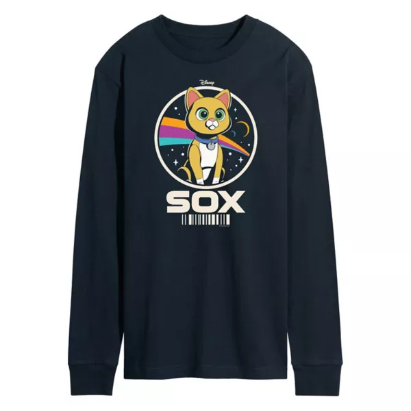 

Мужская футболка с длинным рукавом и принтом S Lightyear Sox Disney / Pixar, синий