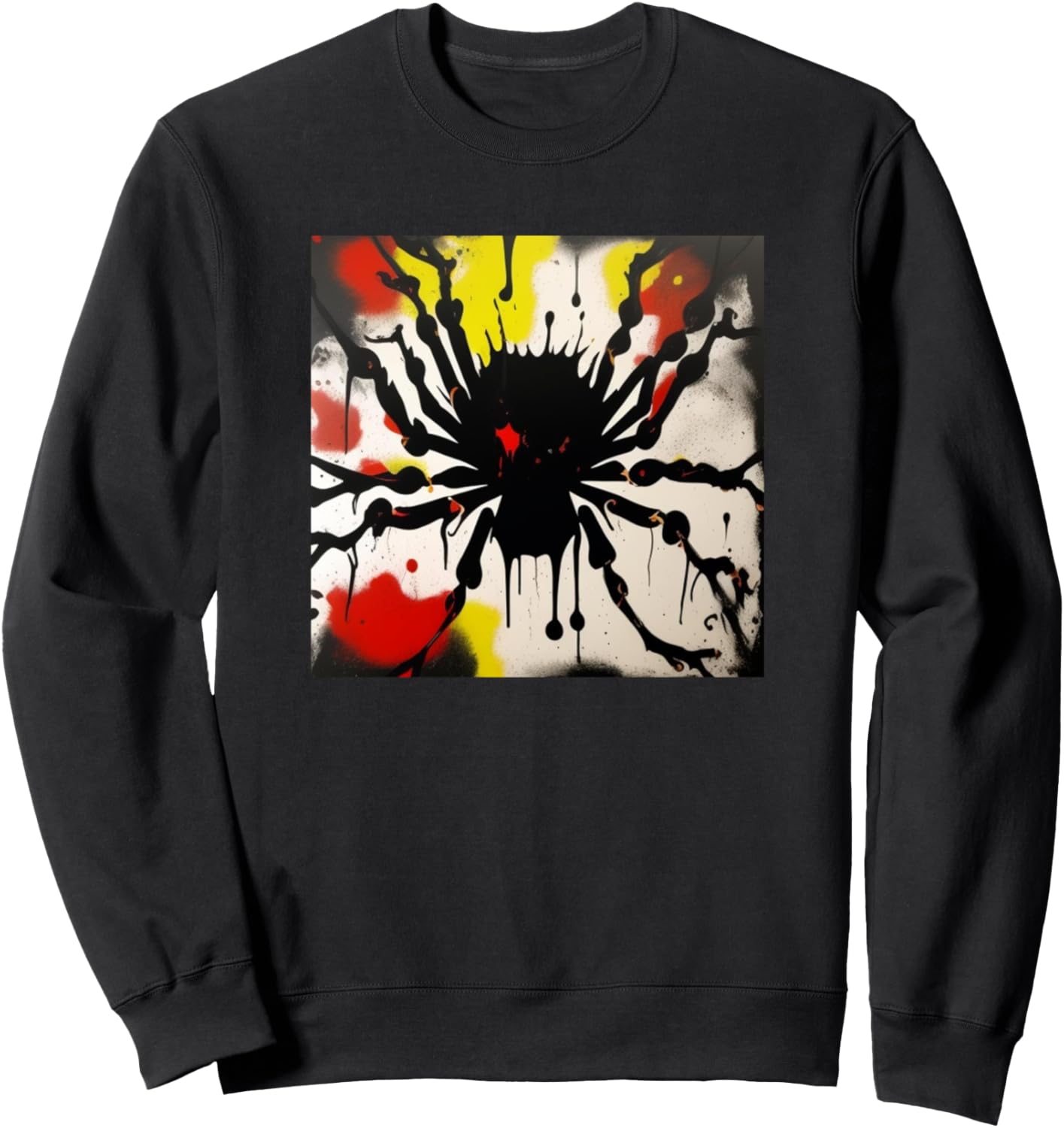 

Яркий мотив силуэта паука. Идеальная толстовка для любителей пауков Spider Art - Merch Men Women Kids Boys Girls Gift, черный