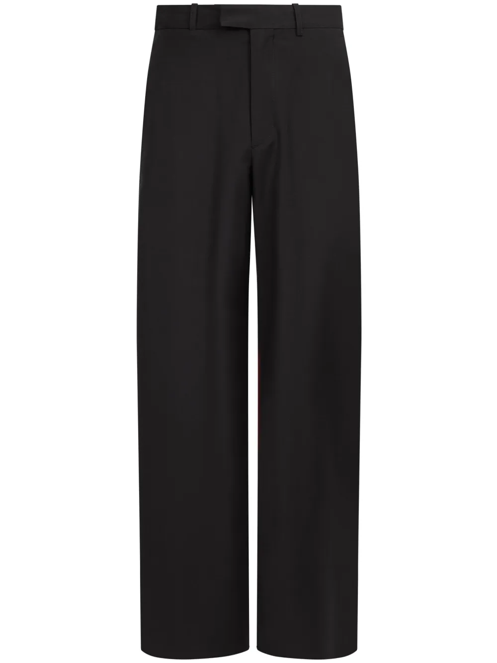 

Брюки строгого кроя MM6 Maison Margiela, черный