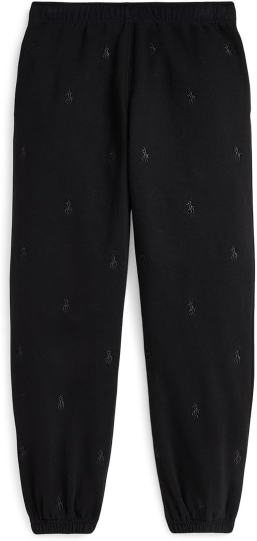 Флисовые брюки-джоггеры Polo Pony Polo Ralph Lauren Kids, Polo Black — фото 2