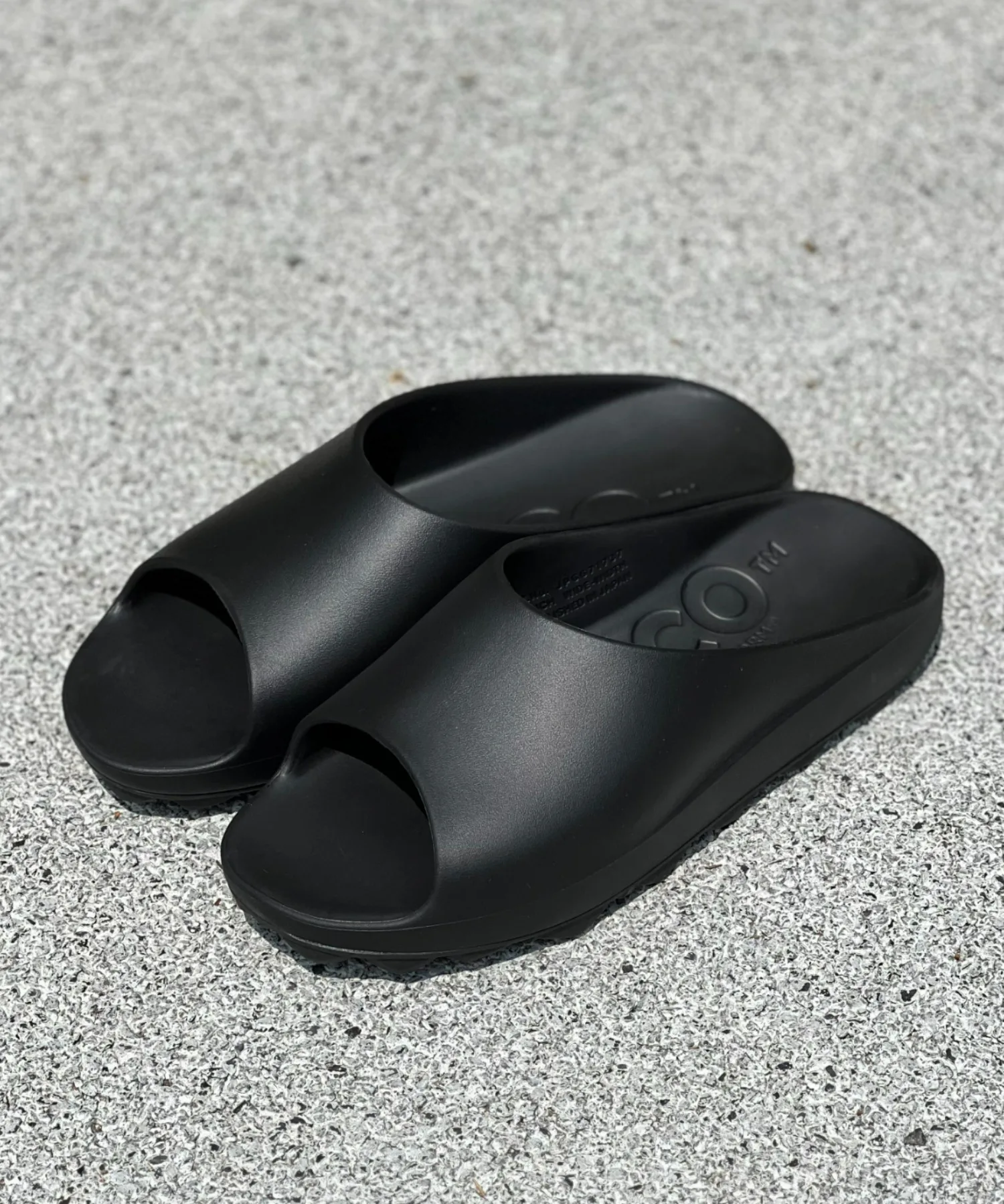 Унисекс сандалии PPACO LUX-2 (AIR STUDDED SOLER) чёрные