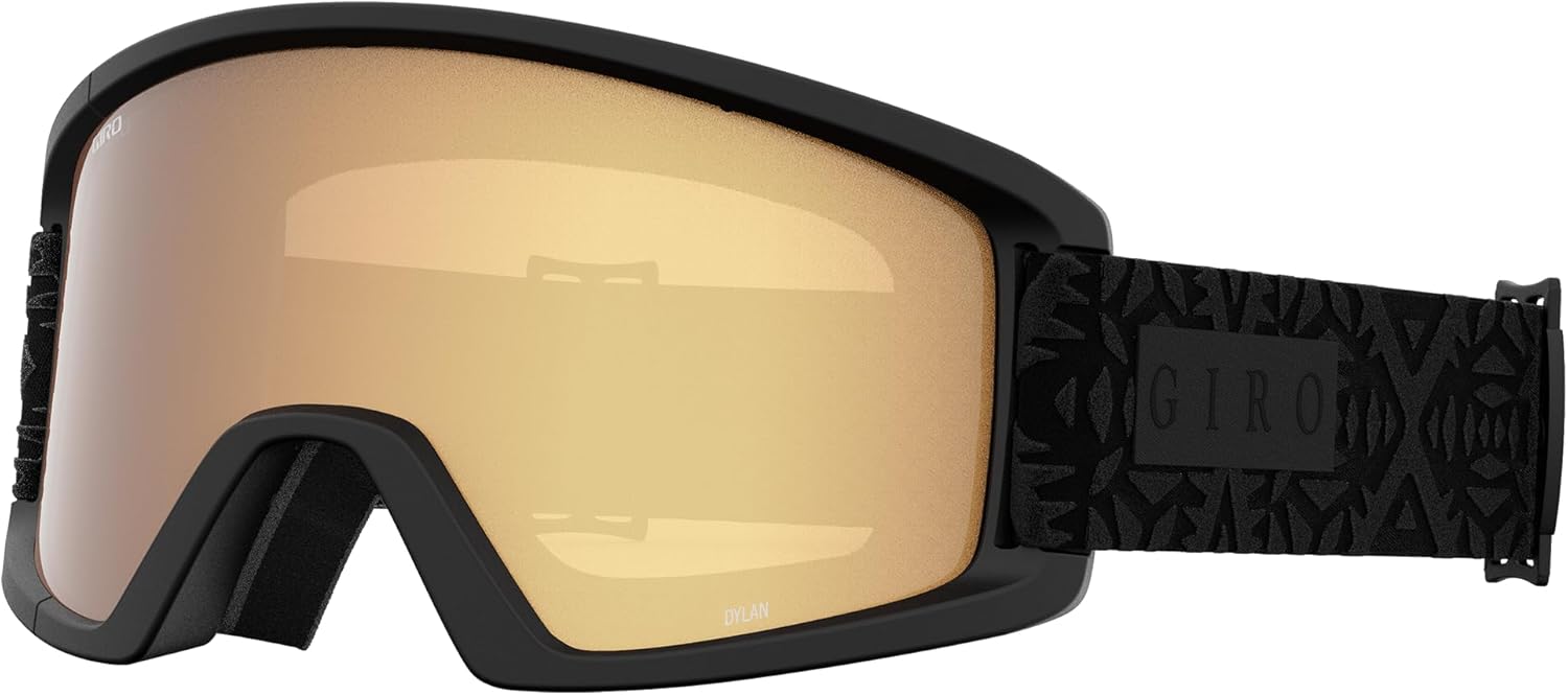 

Горнолыжные очки Giro Dylan Asian Fit - Очки для сноуборда для женщин и подростков - Противотуманные - OTG (поверх очков) - 2 линзы в комплекте, Black Flake