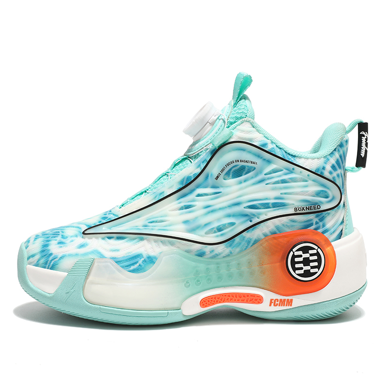 

Низкие детские баскетбольные кроссовки с противоскользящими амортизаторами и износостойкими свойствами для подростков FCMM, синий