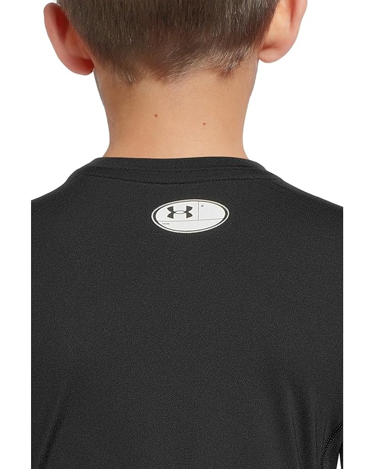 Лонгслив Under Armour Kids HeatGear Armour Long, цвет Black/Pitch Gray — фото 3