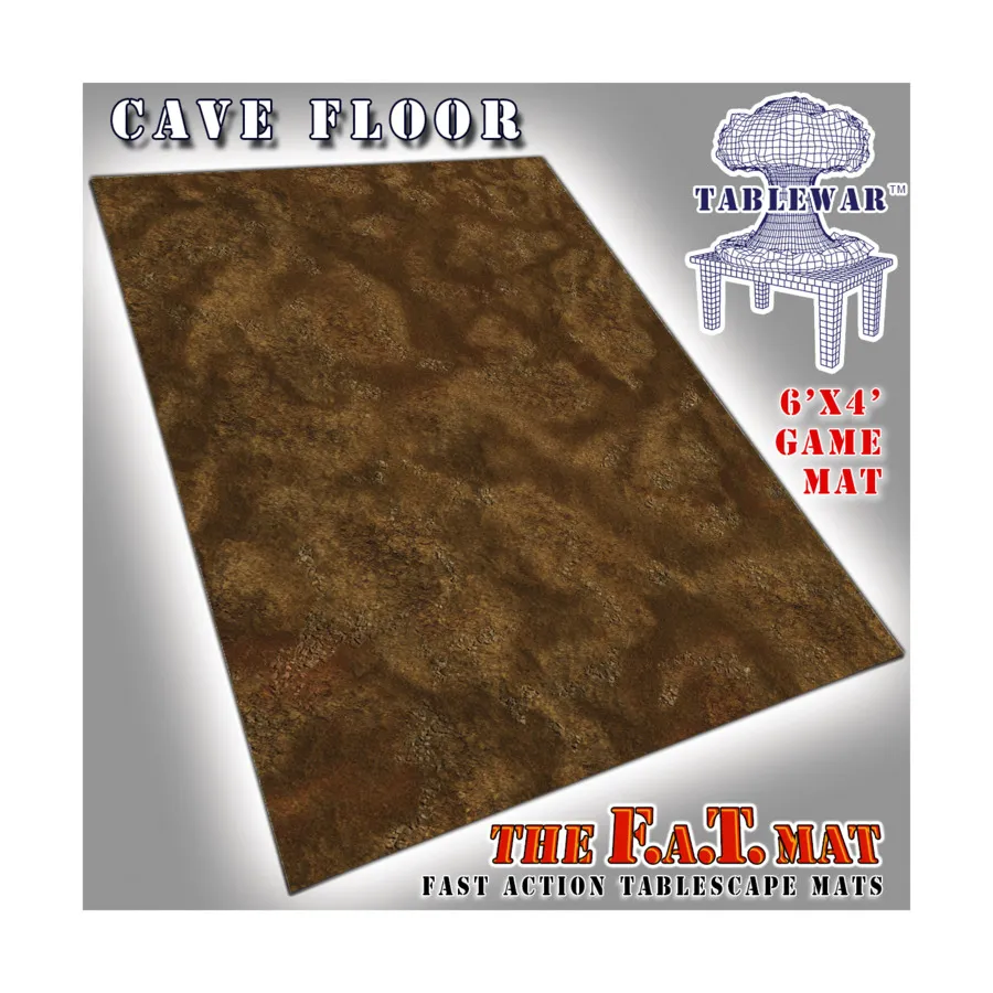 

6 футов x 4 дюйма — пол пещеры, F.A.T. Mats - 6' x 4' (Tablewar)