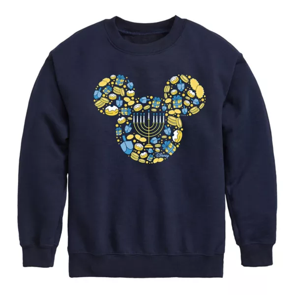 

Флисовая толстовка с Микки Маусом для мальчиков 8-20 лет на Хануку Disney, синий