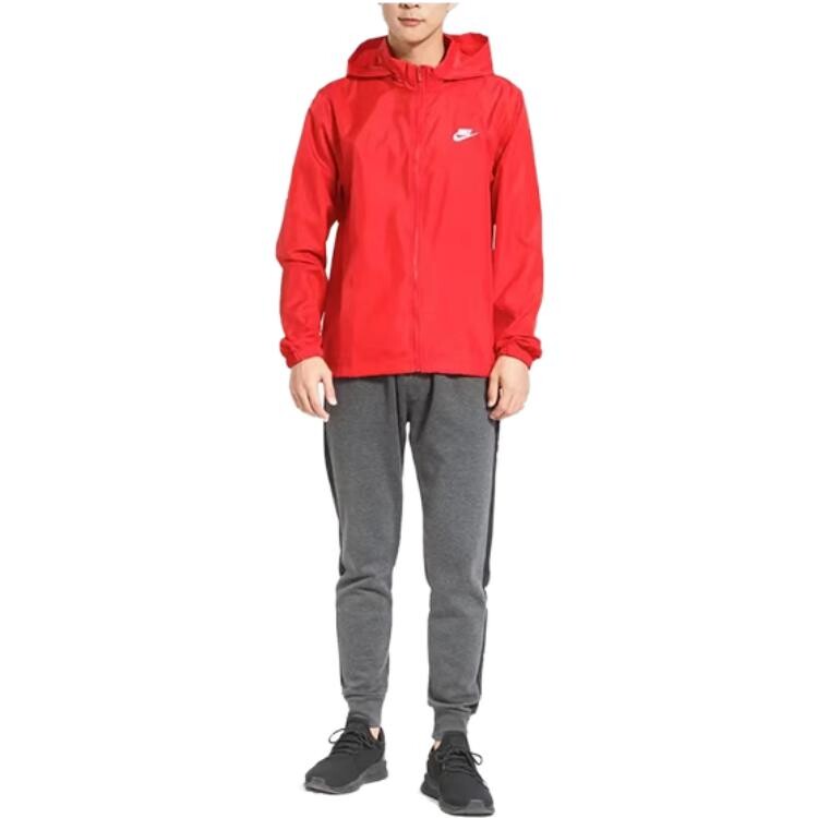 Ветровка Nike Logo Windbreaker, красный — фото 2