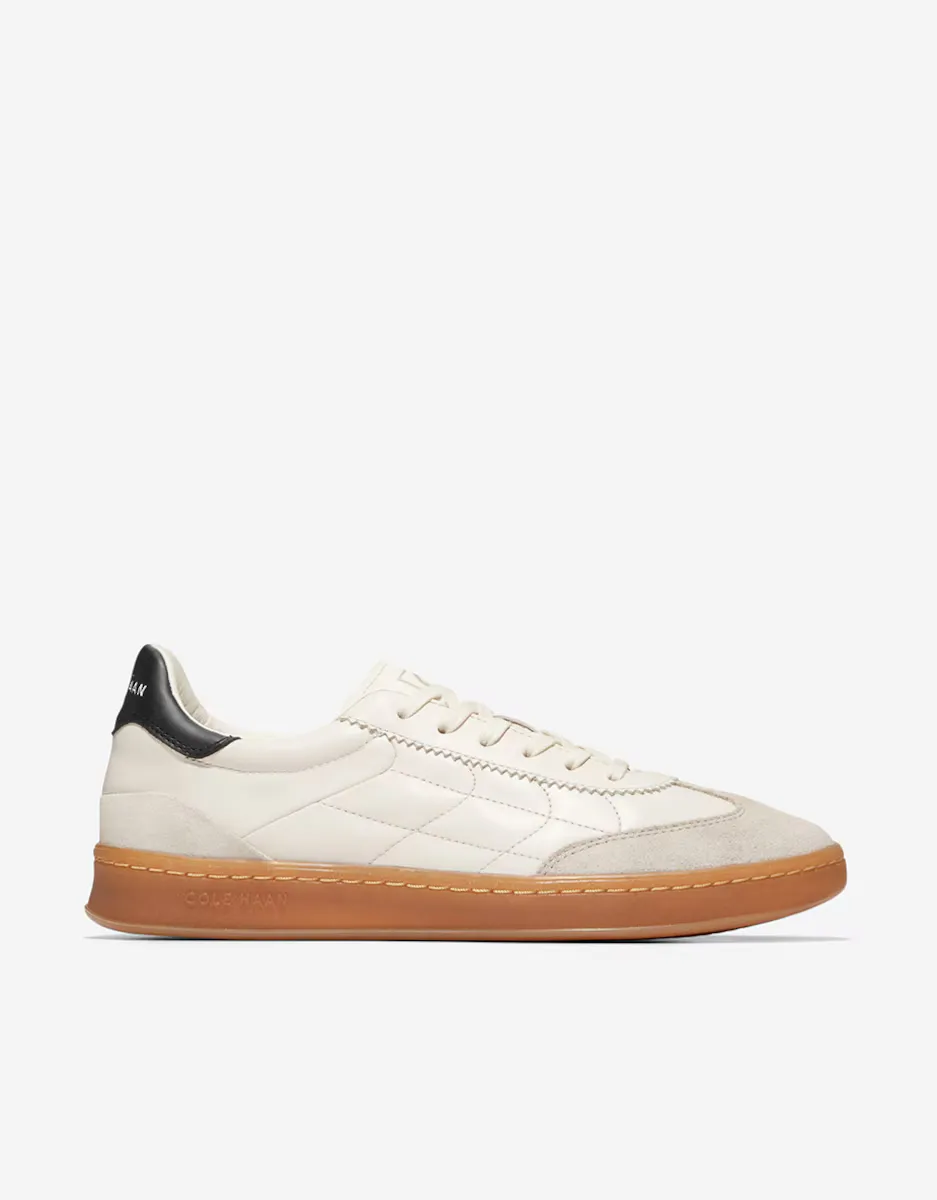 

Мужские кожаные кроссовки, вдохновленные футболом Cole Haan, белый