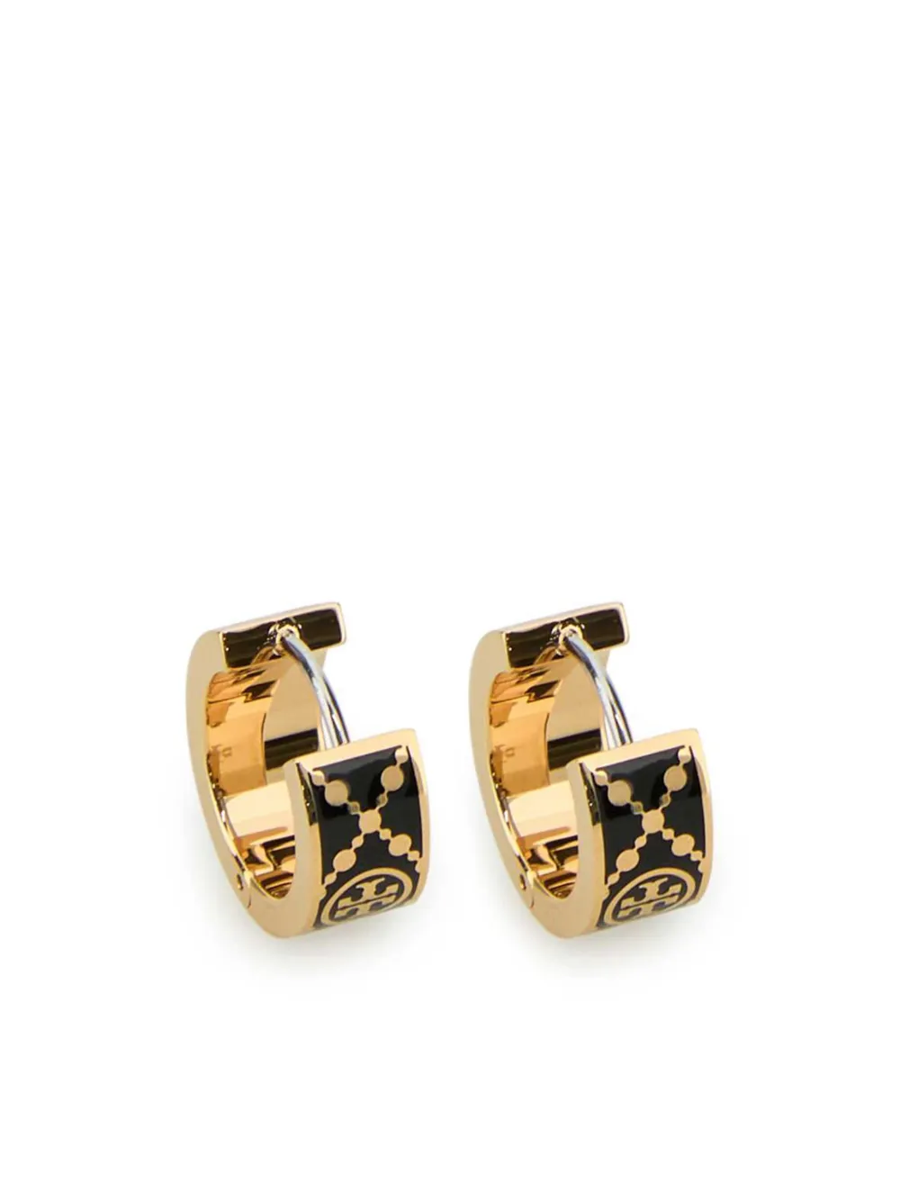 

Серьги с монограммой T Monogram Tory Burch, золотой