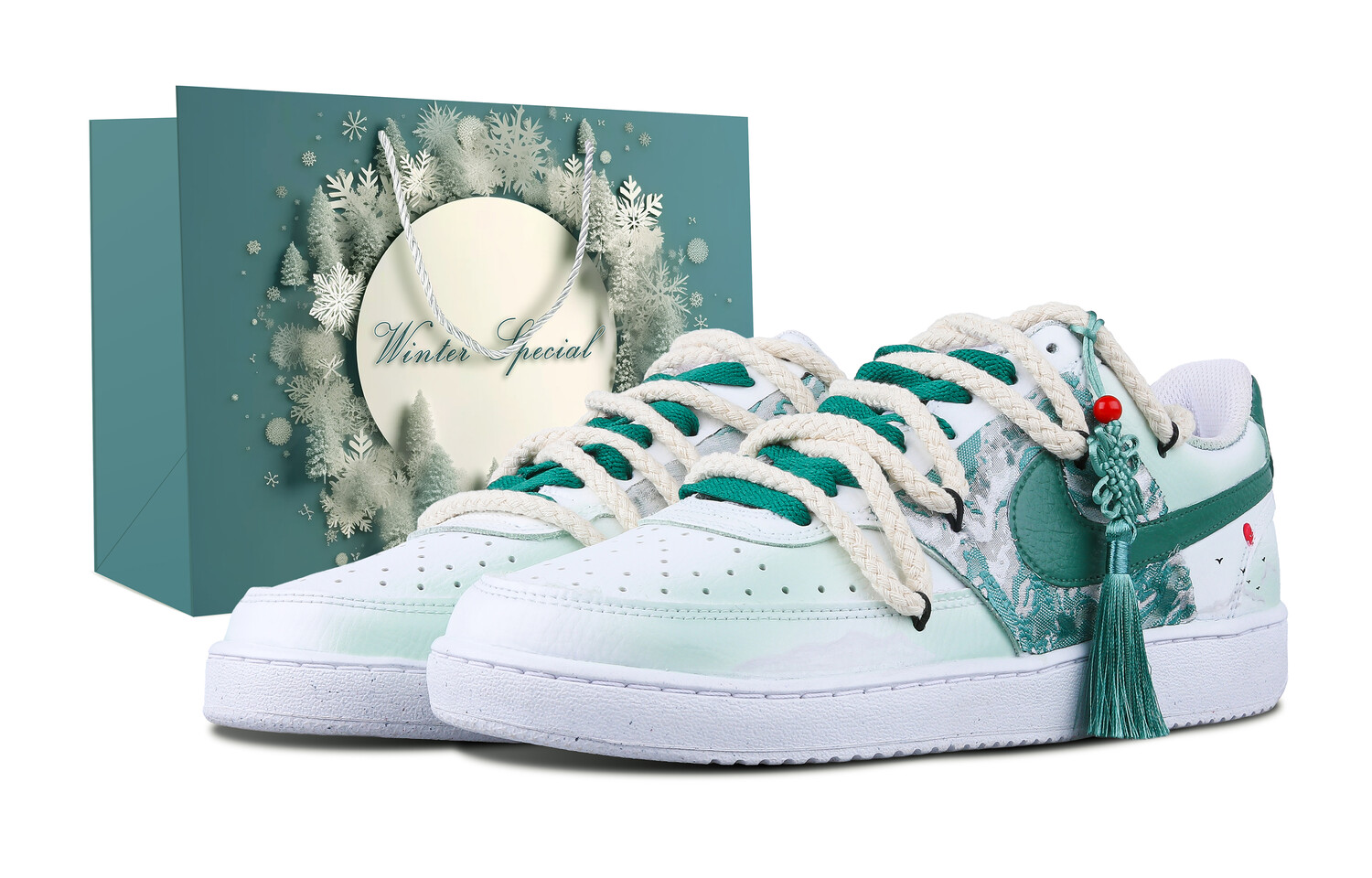 

Женские кроссовки для скейтбординга Nike Court Vision 1, Green