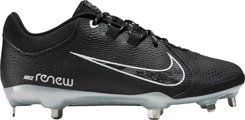 Женские софтбольные бутсы Nike Hyperdiamond 4 Pro Metal Fastpitch, цвет Black/Platinum