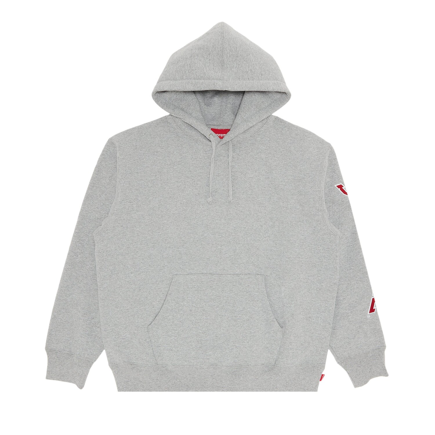 

Толстовка с капюшоном и рукавами Supreme, Heather Grey