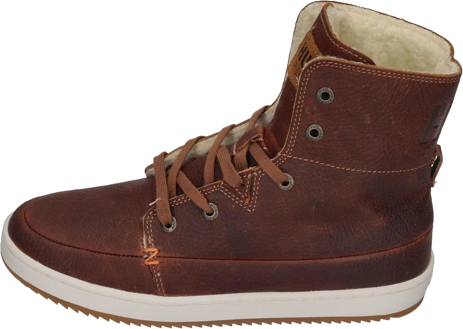 Кроссовки Hub Chess 2.0 L30 Merlins Leather Cognac Off White Dark Gum — фото 2