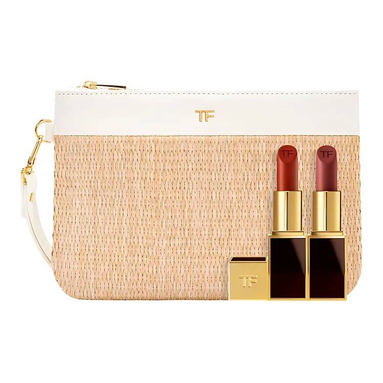 TOM FORD Помада TF Black Tube Lipsticks Satin Complexion 3.5г+3.5г, Two-Piece Set: Black Lipstick #16+Black Lipstick #11