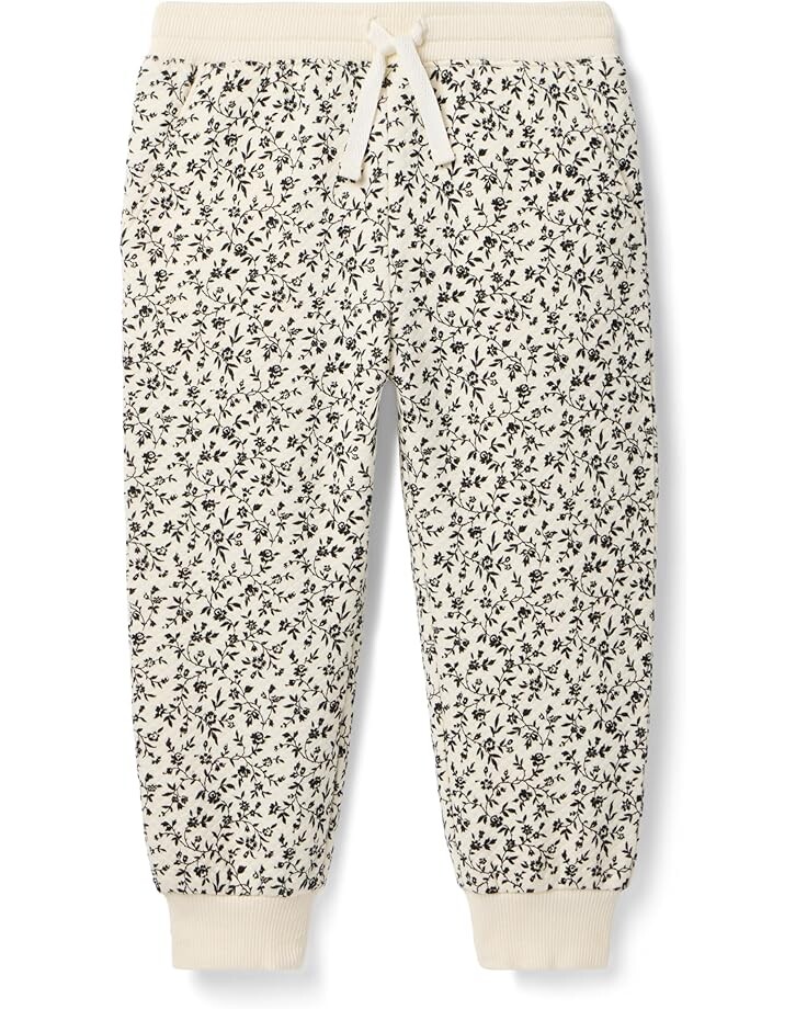 

Брюки Janie and Jack Ditsy Floral Joggers, слоновая кость