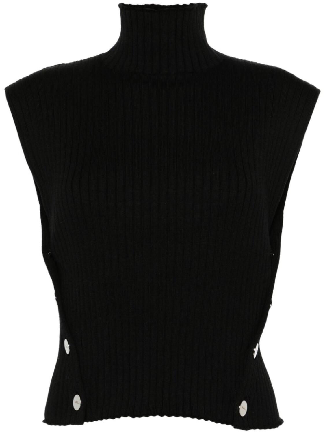 

A.P.C. блузка Paige в рубчик, черный