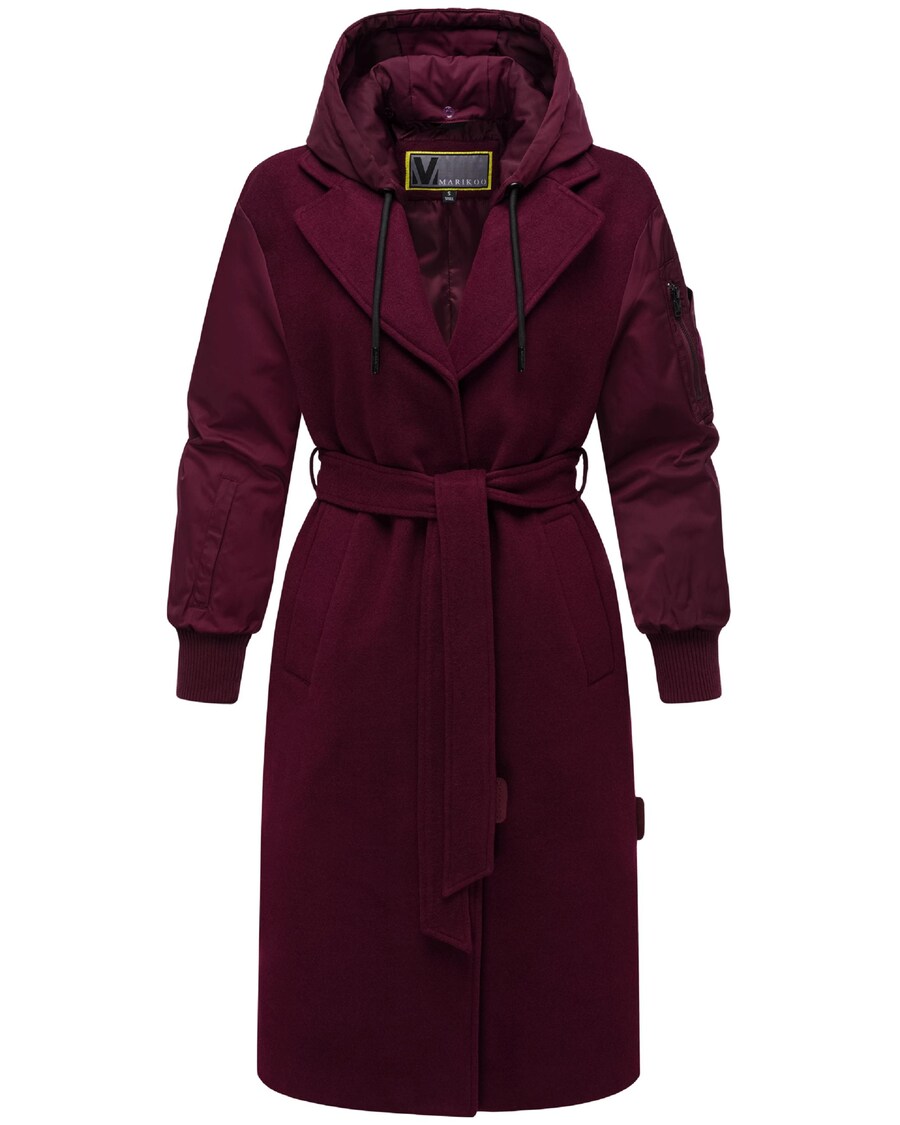 

Демисезонное пальто MARIKOO Tjadee 16, Bordeaux