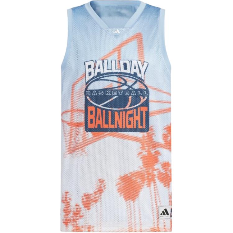 

SS24 баскетбольная майка мужская розовая голубая Adidas, розовый