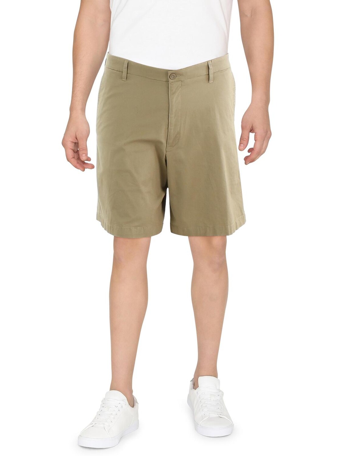 

Мужские однотонные хлопковые шорты цвета хаки Dockers, цвет New British Khaki