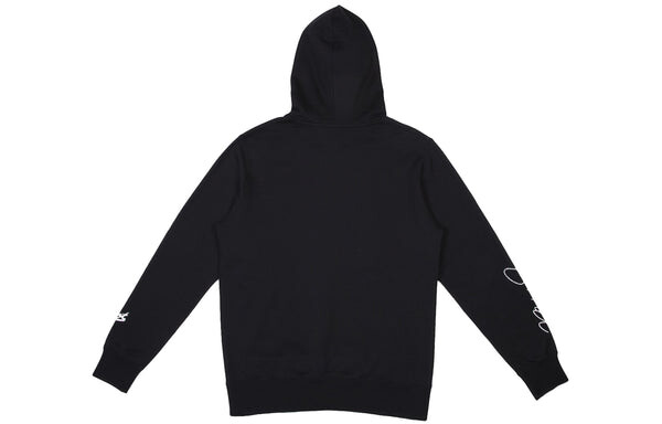 Толстовка Men's Air Jordan x CLOT Crossover Logo Printing Sports Us Edition Black Pullover, черный — фото 2