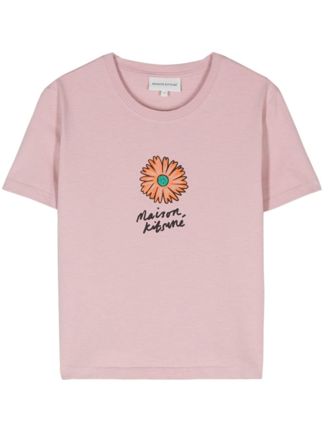 

Maison Kitsuné футболка с принтом Floating Flower, розовый