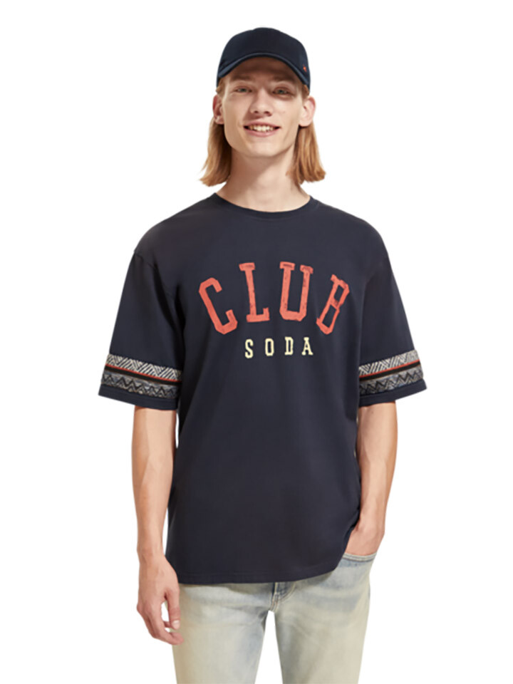 

Футболка Scotch & Soda, темно-синий
