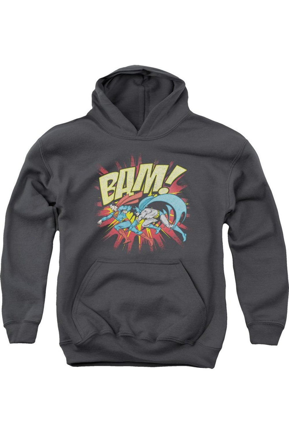 

DC Comics молодежная толстовка с капюшоном Gildan, Charcoal