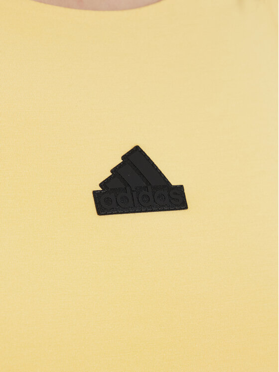 Топ slim fit City Escape IS0668 Adidas, желтый — фото 4