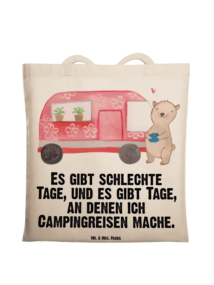 

Сумка для переноски Mr & Mrs Panda Bär Camper, кремовый