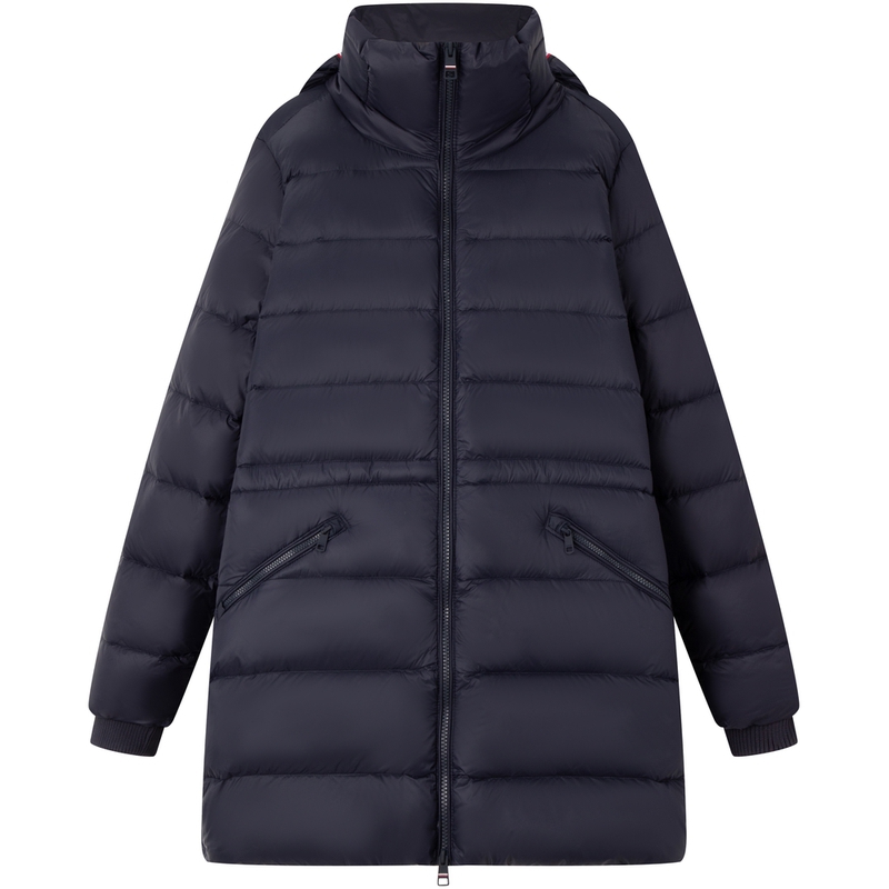 

Tommy Hilfiger Воротник-воронка Застёжка-молния Пуховик, Navy Blue DW5