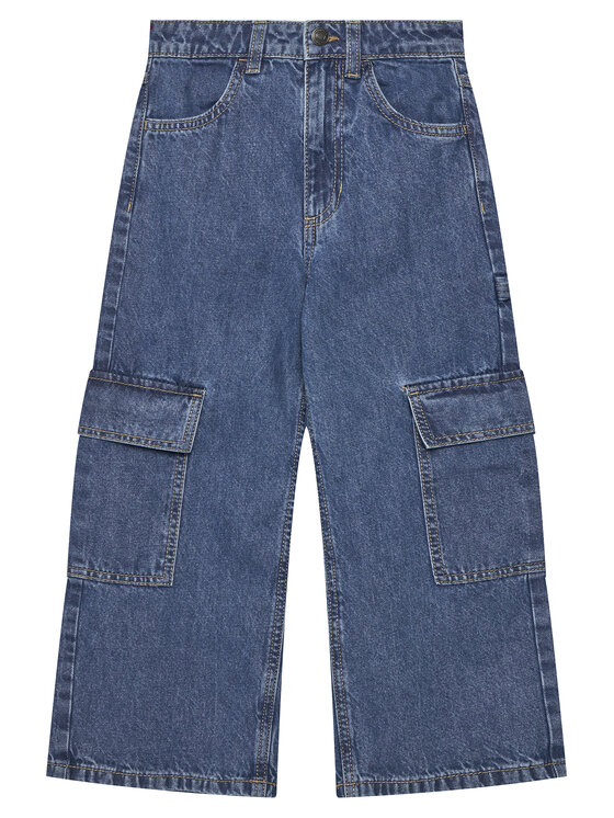 

Джинсы с широкими штанинами 4DW2CE035 United Colors Of Benetton, синий