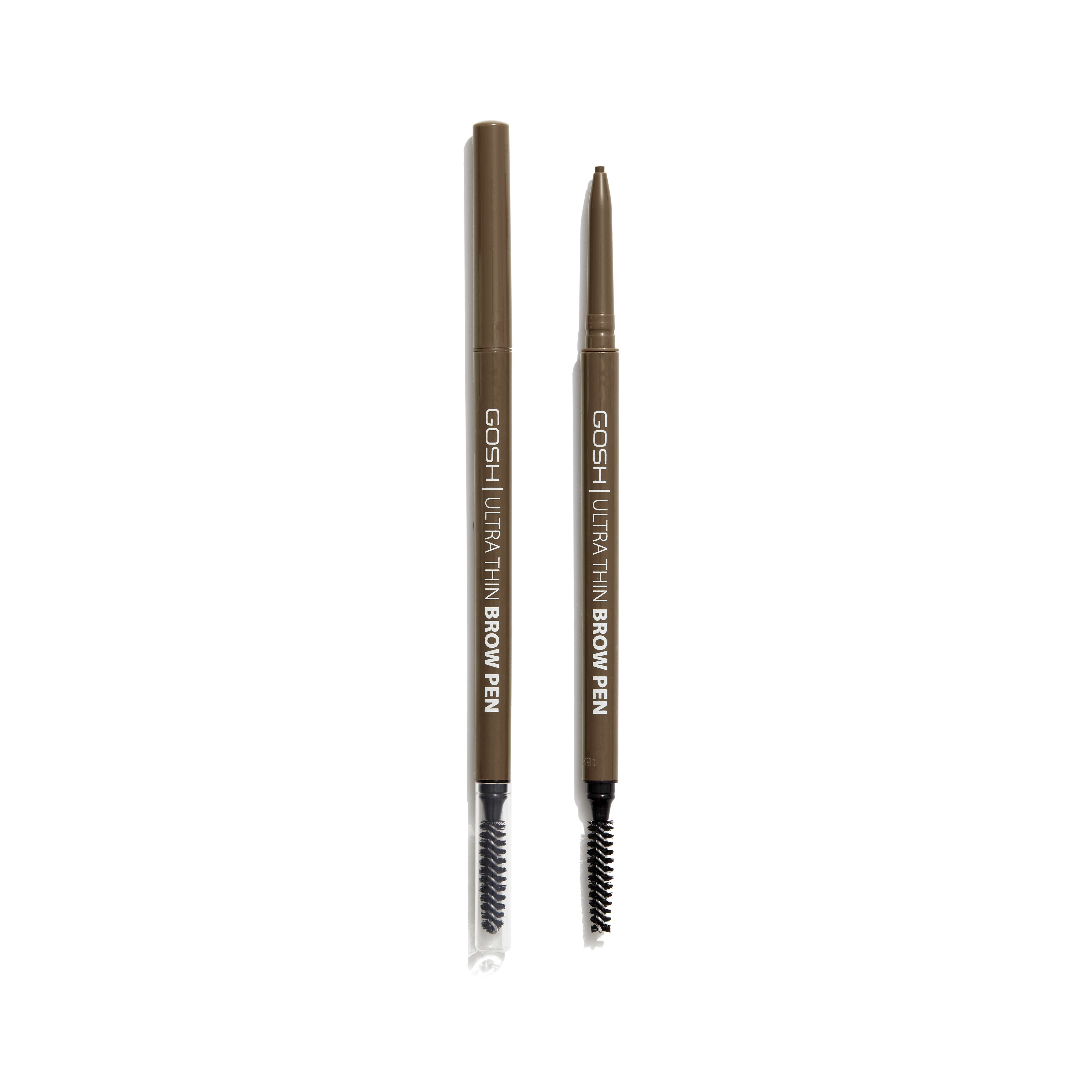 

Тонкий карандаш для бровей ultra thin brow pen Gosh, цвет nr. 002 greybrown, вес 0.09 гр.