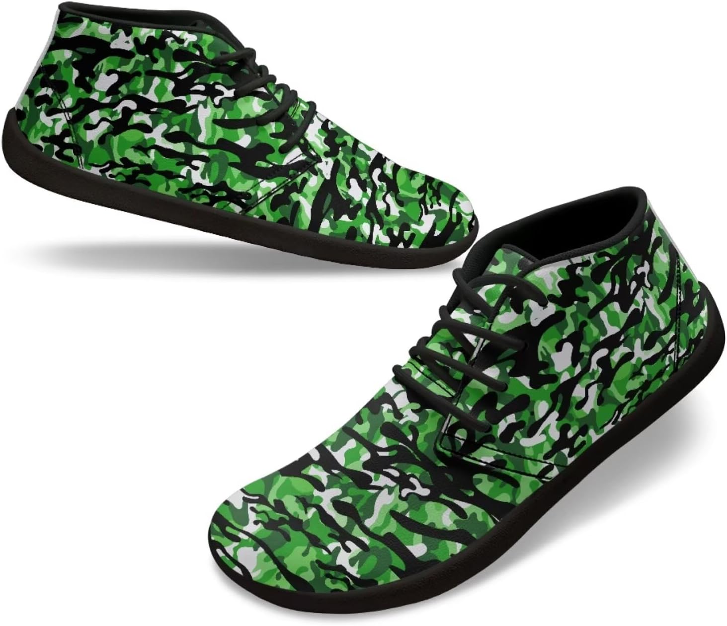 

Мужские кроссовки с модной подошвой нулевого наклона, противоскользящие, для бега, прогулок и походов Xixirimido, белый