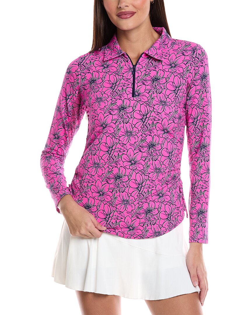 

IBKUL Diana Поло с длинным рукавом, розовый