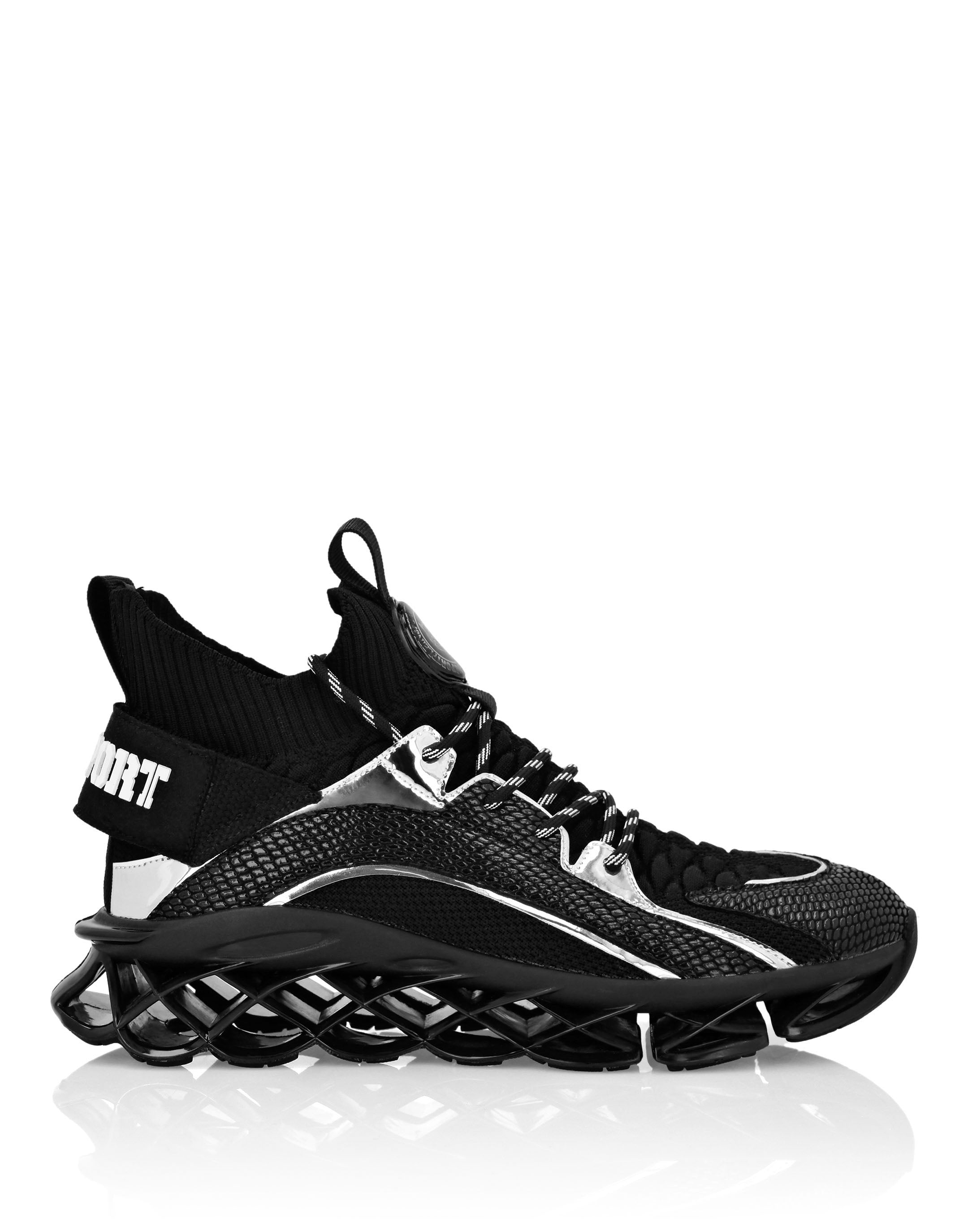 Хай-топовые кроссовки Runner Tiger PLEIN SPORT, черный — фото 2