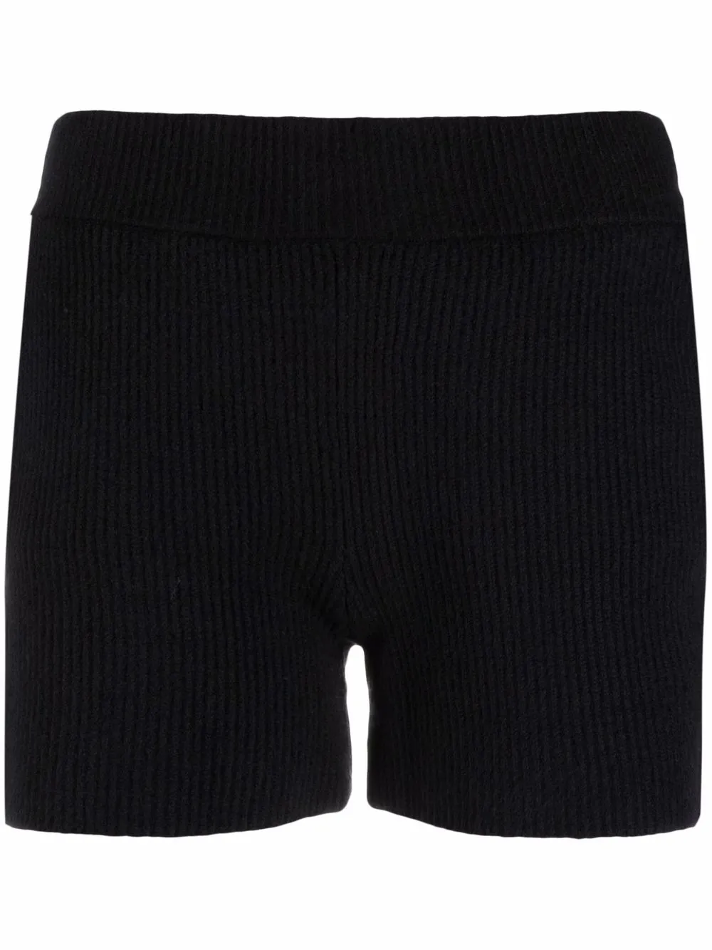 

Шорты в рубчик Helmut Lang, черный