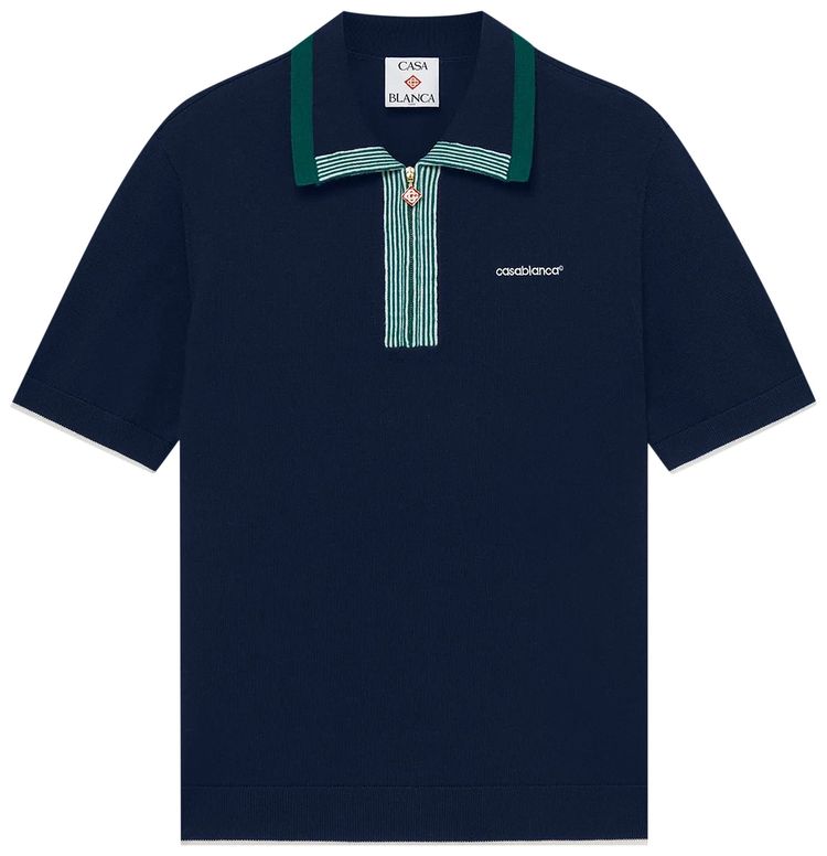 

Поло Casablanca Tennis Polo 'Navy', синий