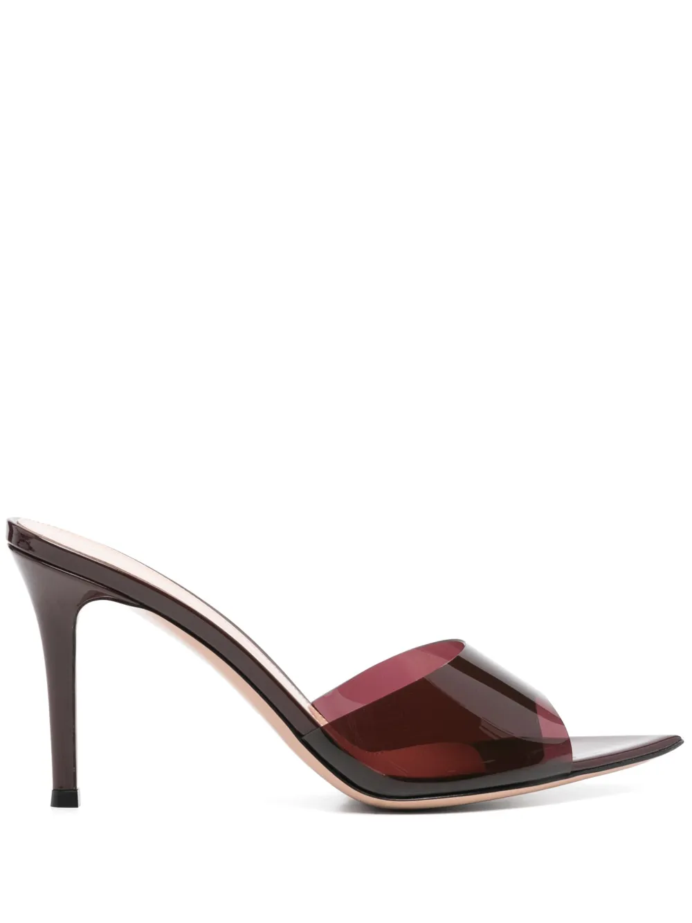 85-миллиметровые кожаные сандалии Gianvito Rossi, красный
