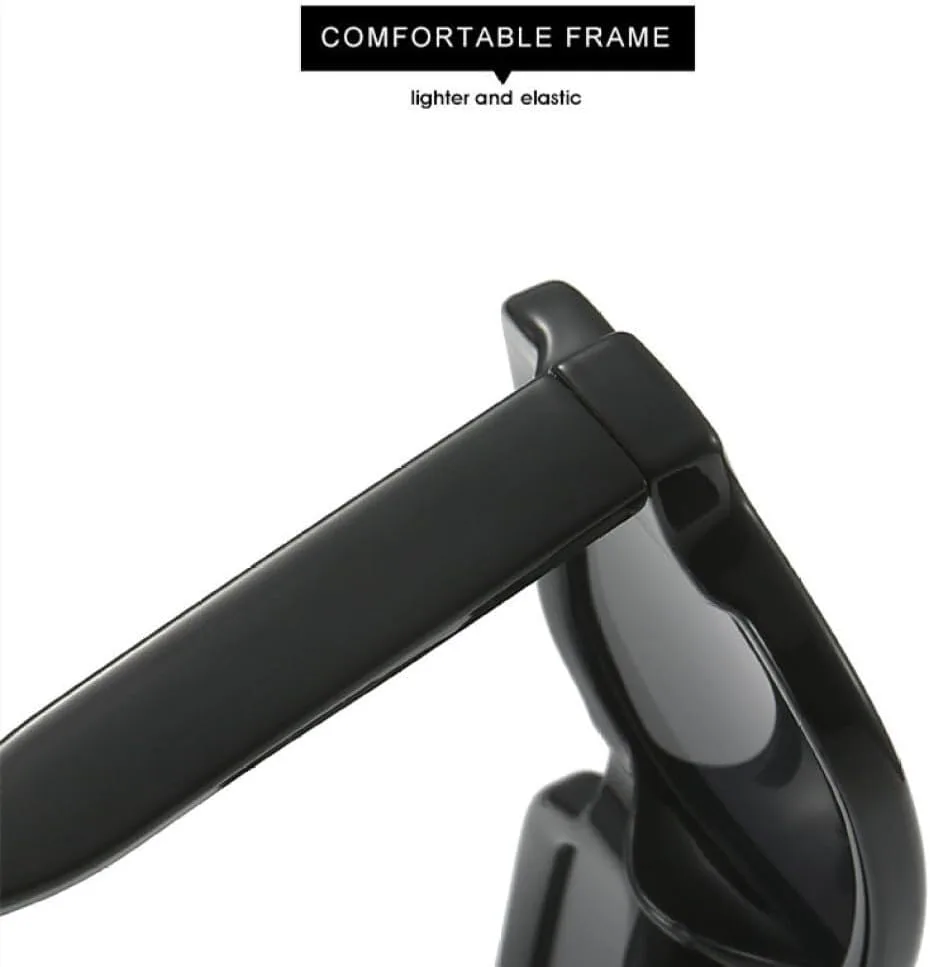 

Модные двухцветные солнцезащитные очки для женщин в винтажном стиле с заклепками, защита от УФ-излучения UV400, для мужчин – прозрачная оправа LXLHWN, Grey Clear