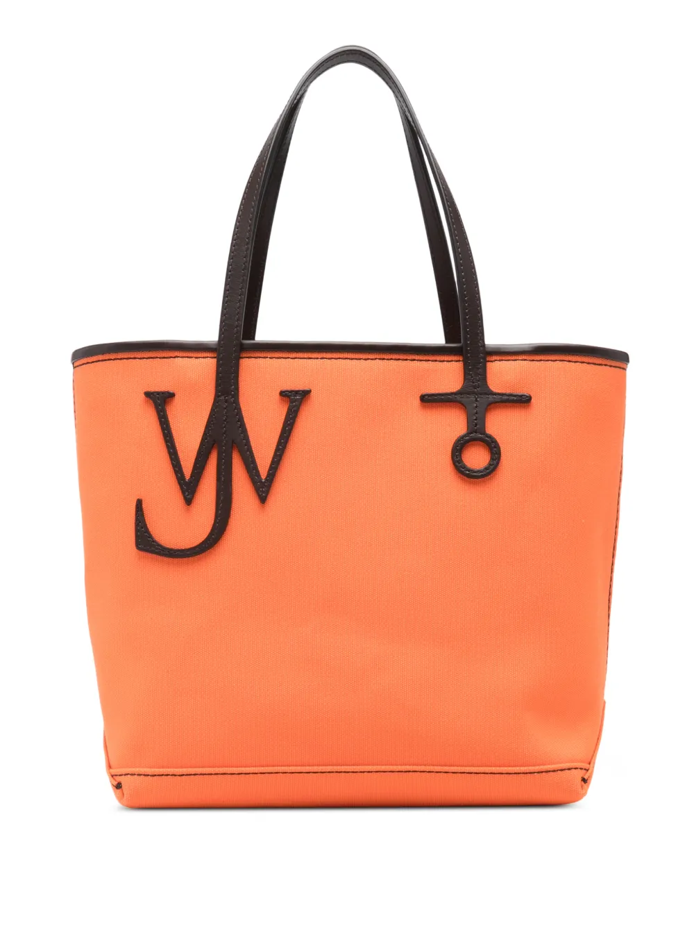 

Маленькая хлопковая сумка-тоут Jw Anderson, оранжевый