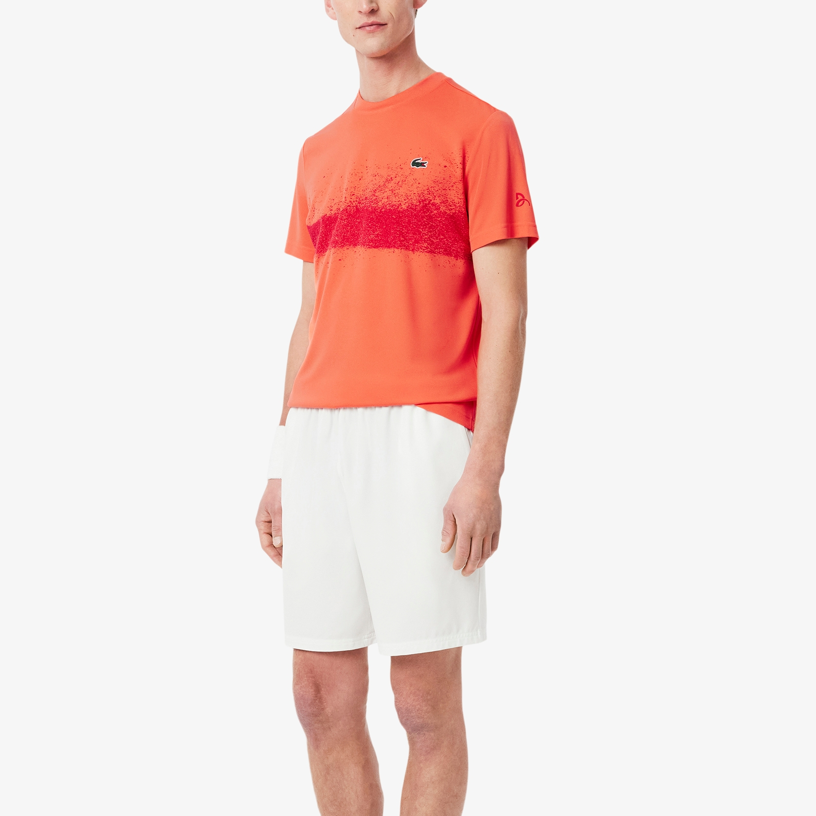 Футболка X Novak Djokovic LACOSTE, red-dil — фото 4