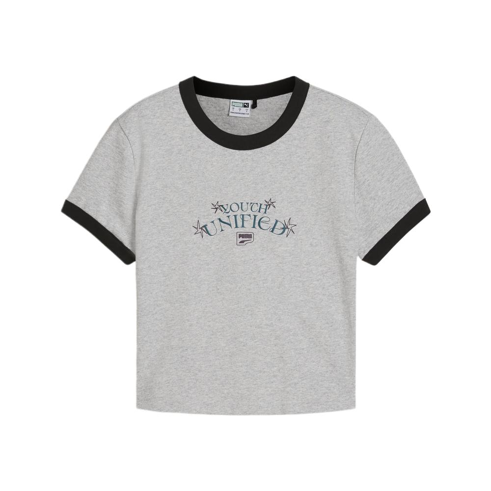 

Футболка Downtown Regular женская светло-серая 04 PUMA, светло-серый