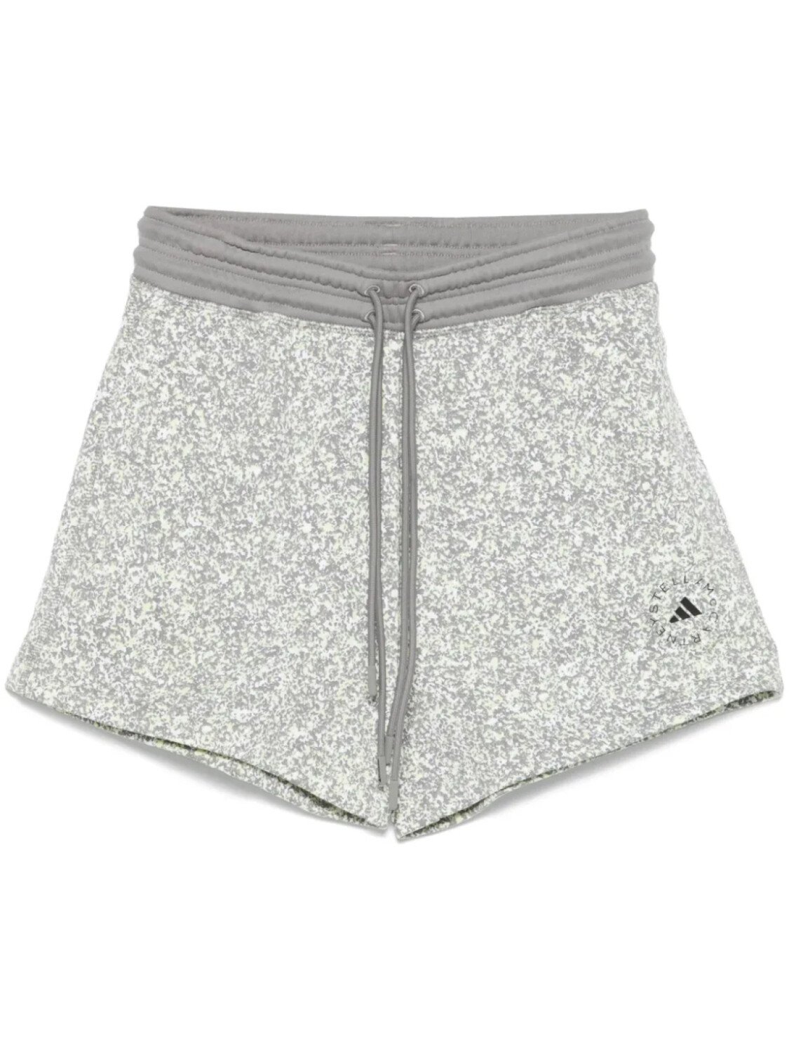 

Спортивные шорты Adidas by Stella McCartney с рельефным логотипом, серый